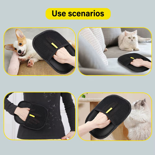 Load image into Gallery viewer, FurGone Duo Gloves – Double-Sided Electrostatic Pet Hair Removal &amp; Grooming Gloves
