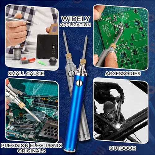 Load image into Gallery viewer, PrecisionPro 510 USB Mini Soldering Iron – Portable, Battery-Powered Tool for Jewelry Repair &amp; Precision Work
