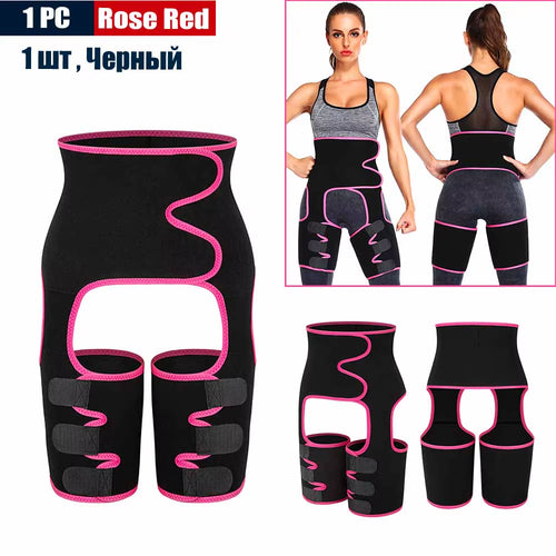 Load image into Gallery viewer, Body 3-In-1 Waist and Thigh Trimmer for Women Weight Loss Butt Lifter Waist Trainer Slimming Support Belt Hip Raise Shapewear
