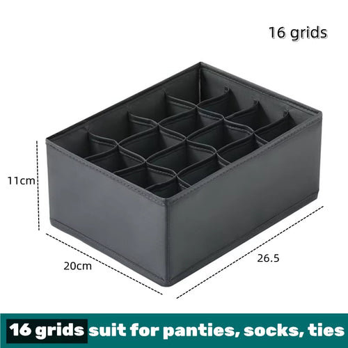 Load image into Gallery viewer, Organizer for Underwear Socks Bra Pants Scarf Tie Storage Box Jeans Clothing Organization Dividers for Drawers Clothes Organizer
