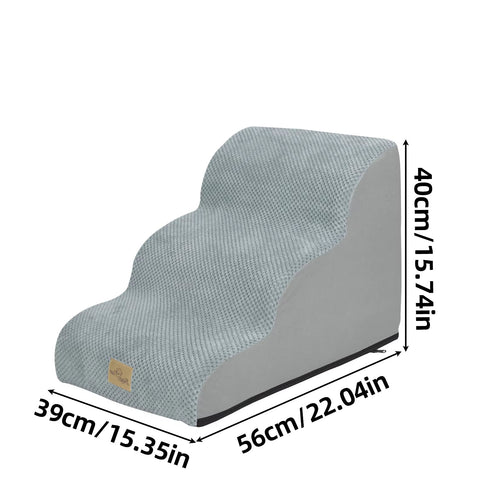 Load image into Gallery viewer, Pet Training Stairs with Removable Cover, 3, 4, 5 Steps, Bed, Sofa, Cats, Ladder, Ramp, XL
