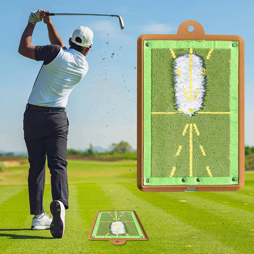 Load image into Gallery viewer, SwingPerfect Golf Training Mat – Portable Swing Detection &amp; Impact Tracing Aid for Better Golf Shots

