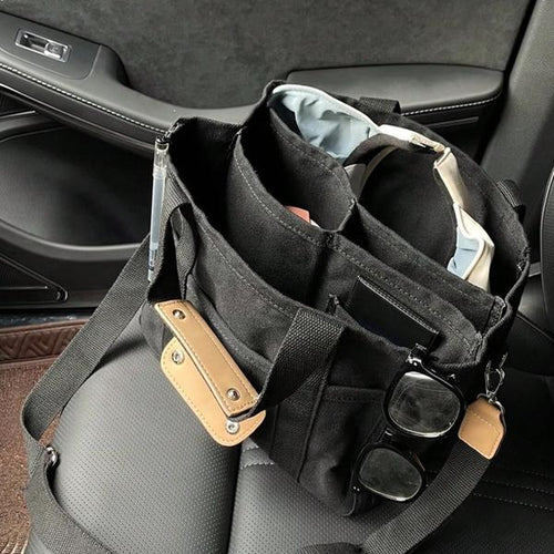 Load image into Gallery viewer, Large Capacity with Removable Bottom Canvas Tote Bag
