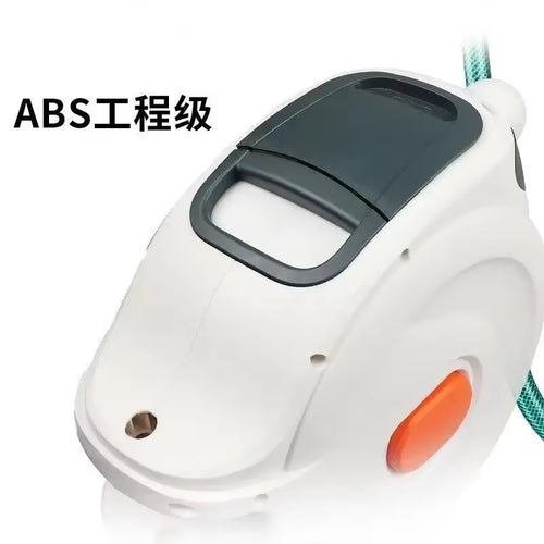 Load image into Gallery viewer, 10/20M Automatic Rewind Hose Reel with 7 Pattern Hose Nozzle Water Hose Reel Slow Return System for Car Garden
