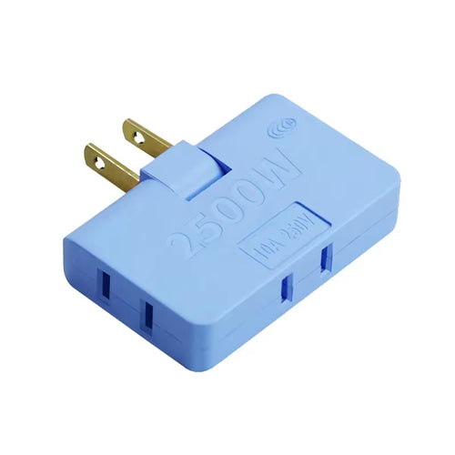 Load image into Gallery viewer, 3-Port Rotatable US Plug Adapter – Compact Power, Anywhere You Go
