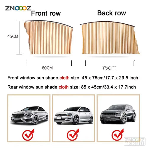 Load image into Gallery viewer, ShadeGuard™ Magnetic Car Window Sunshade – Cool, Private, Protected. InstantlyMagnetic Car Sunshade Window Curtains Auto Window Sun Shade Privacy Sun UV Protection Window Shield Car Interior Accessories
