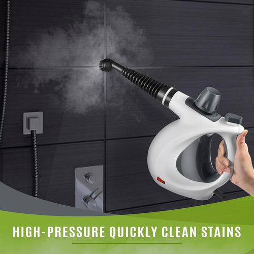 Load image into Gallery viewer, Pressurized Handheld Steam Cleaner &amp; Rechargeable Spin Scrubber
