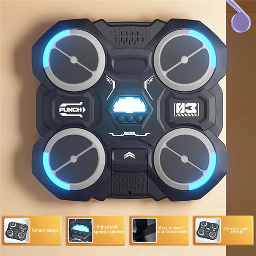 Load image into Gallery viewer, Music Boxing Machine Bluetooth-Compatible Music Boxing Machine Children&#39;S Music Boxing Machine Smart Boxing Machine Wall Mounted
