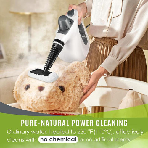 Load image into Gallery viewer, Pressurized Handheld Steam Cleaner &amp; Rechargeable Spin Scrubber
