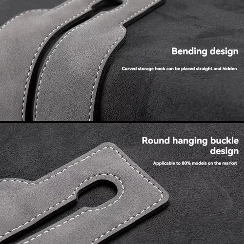 Load image into Gallery viewer, Luxury Suede Double Hook Organizer – Premium Rear Seat Backrest Hook for Changan CS Series &amp; Eado
