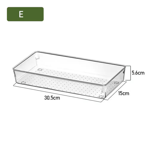 Load image into Gallery viewer, ClearNest Organizer – Transparent Anti-Scratch Drawer Storage Box for Cosmetics, Office &amp; Home
