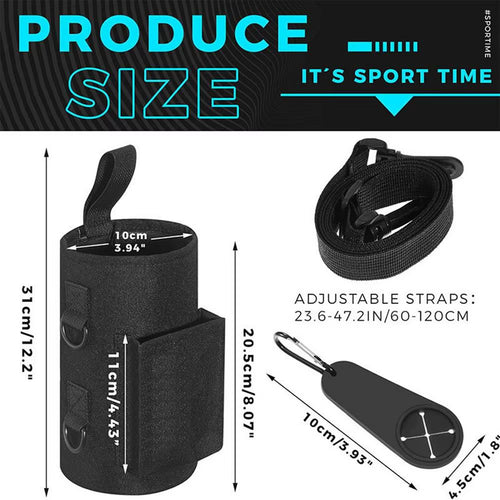 Load image into Gallery viewer, Magnetic Gym Water Bottle Bag Non Slip Magnetic Gym Sling Bag Portable Magnetic Water Bottle Carrier Holder for Gym Accessories
