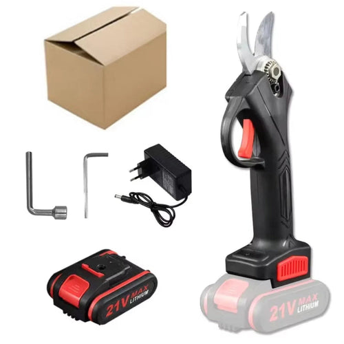 Load image into Gallery viewer, 21V 30Mm Cordless Electric Pruner Pruning Shears Efficient Fruit Tree Bonsai Pruning Branches Cutter Landscaping Power Tool
