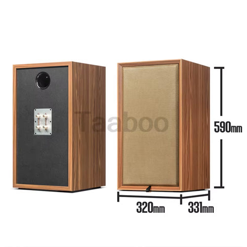 Load image into Gallery viewer, 8 Inch Three-Way Labyrinth Speaker Empty Box Bookshelf Speaker Home Speaker DIY Hifi Audio Wooden Handmade Box Passive Speaker
