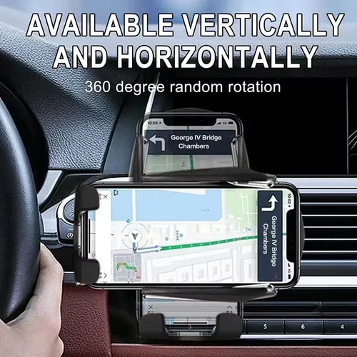 Load image into Gallery viewer, AutoGrip Wireless Car Charger – Infrared Sensor Mount &amp; Fast Charging Stand for iPhone &amp; Samsung
