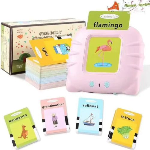 Load image into Gallery viewer, Talking Flash Cards Early Educational Toys Preschool Learning Reading Machine Interactive Electronic Audio Book Learn Toys
