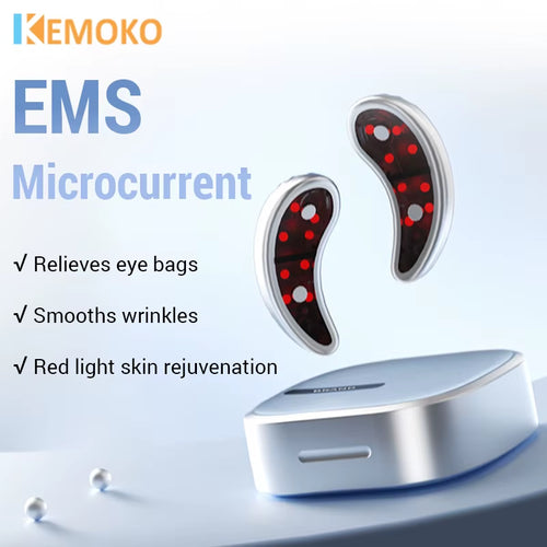 Load image into Gallery viewer, Led Red Light Eye Care Therapy EMS Pulse Micro-Current Device Eye Massager to Relieve Fatigue for Treatment under Eye Wrinkle
