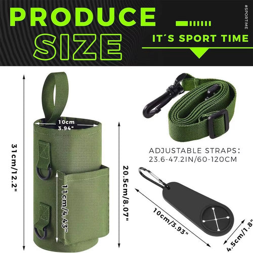 Load image into Gallery viewer, Magnetic Gym Water Bottle Bag Non Slip Magnetic Gym Sling Bag Portable Magnetic Water Bottle Carrier Holder for Gym Accessories
