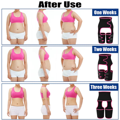 Load image into Gallery viewer, Body 3-In-1 Waist and Thigh Trimmer for Women Weight Loss Butt Lifter Waist Trainer Slimming Support Belt Hip Raise Shapewear

