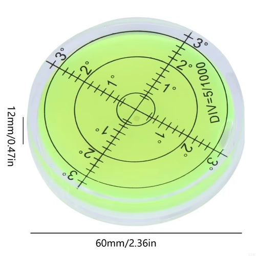 Load image into Gallery viewer, PrecisionPro 60MM PMMA Bubble Level – Accurate Surface Measurement Tool for Perfect Alignment

