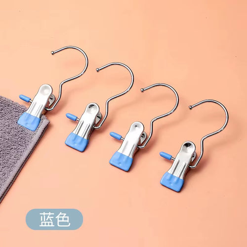 Load image into Gallery viewer, SpaceSaver 360° Rotating Boot Hanger – Portable &amp; Space-Saving Stainless Steel Clip for Closet &amp; Travel
