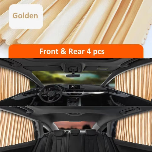 Load image into Gallery viewer, ShadeGuard™ Magnetic Car Window Sunshade – Cool, Private, Protected. InstantlyMagnetic Car Sunshade Window Curtains Auto Window Sun Shade Privacy Sun UV Protection Window Shield Car Interior Accessories
