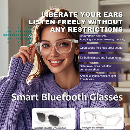 Load image into Gallery viewer, SoundSight Smart Glasses – Bluetooth Sunglasses with Built-In Earphones, UV400 Polarized Lenses &amp; Hands-Free Calling
