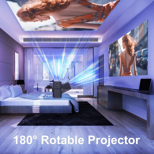 Load image into Gallery viewer, 4K Android 11 Projector Native 1080P 390ANSI HY320 Dual Wifi6 BT5.0 1920*1080P Cinema Portable Projetor Upgrated HY300
