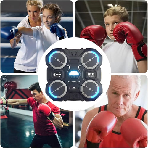 Load image into Gallery viewer, Music Boxing Machine Bluetooth-Compatible Music Boxing Machine Children&#39;S Music Boxing Machine Smart Boxing Machine Wall Mounted
