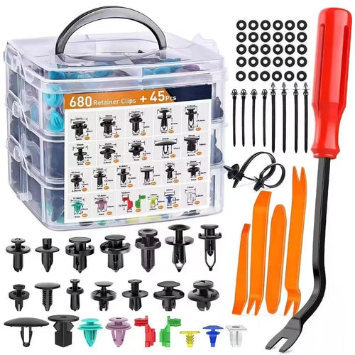Load image into Gallery viewer, Ultimate Car Fastener Clip Kit – All-in-One Auto Body Repair Solution
