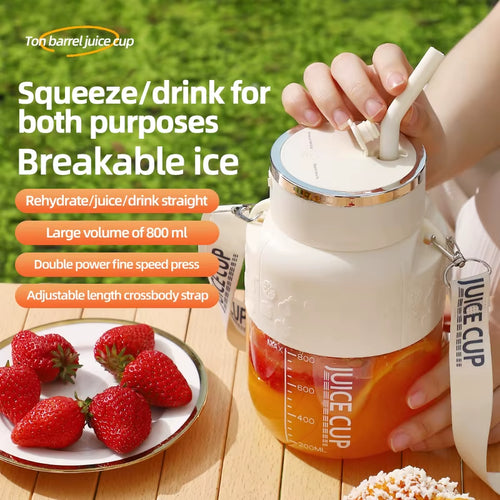 Load image into Gallery viewer, PowerJuice 800ml Electric Sports Cup – USB Rechargeable Juicer for Smoothies, Shakes, &amp; More
