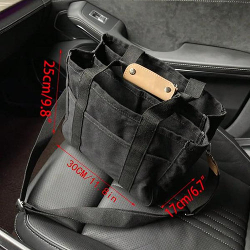 Load image into Gallery viewer, Large Capacity with Removable Bottom Canvas Tote Bag
