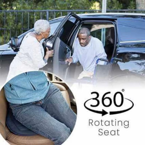 Load image into Gallery viewer, SpinEase™ 360° Rotating Memory Foam Seat Cushion – Sit, Swivel &amp; Go with Zero Effort
