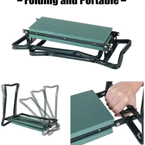 Load image into Gallery viewer, GardenMate Folding Kneeler &amp; Stool – Comfort &amp; Convenience for Every Gardener
