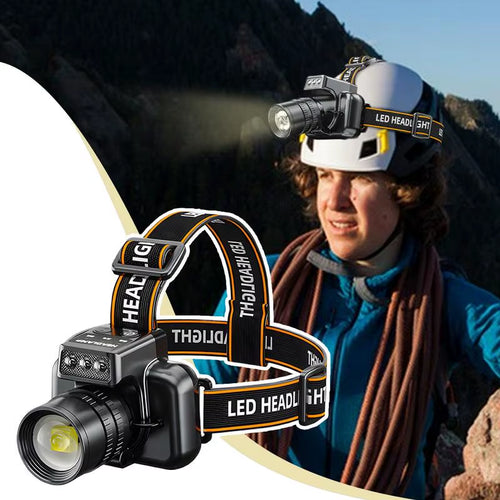 Load image into Gallery viewer, BeamLite™ Rechargeable LED Headlamp – High-Power Forehead Torch for Outdoor Adventures
