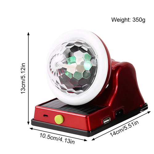 Load image into Gallery viewer, GlowOrb™ Waterproof Rotating Disco Ball Light – Colorful LED Magic for Parties &amp; Events
