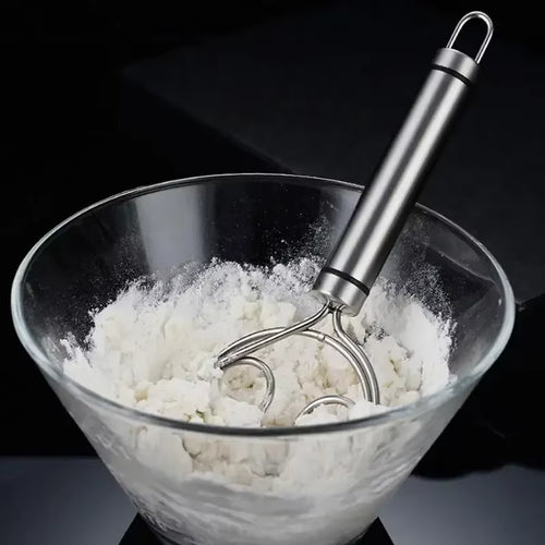 Load image into Gallery viewer, Baker’s Best Danish Dough Whisk – Dutch-Style Stainless Steel Hand Mixer for Effortless Bread, Biscuits &amp; Cakes
