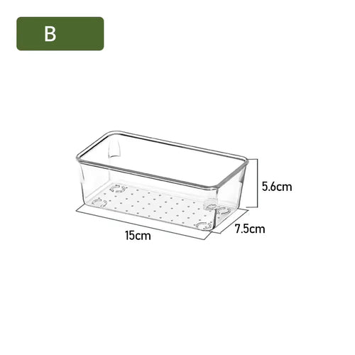 Load image into Gallery viewer, ClearNest Organizer – Transparent Anti-Scratch Drawer Storage Box for Cosmetics, Office &amp; Home
