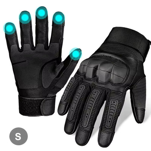 Load image into Gallery viewer, 1 Pair Motorcycle Cycling Gloves for Men and Women, Touchscreen Tactical Fingerless Gloves for Work Outdoor Sport, Rock Climbing
