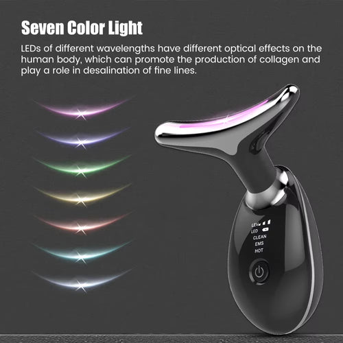 Load image into Gallery viewer, 7-in-1 LED Face &amp; Neck Lifter – Sculpt, Tighten &amp; Glow
