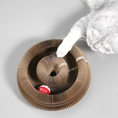 Load image into Gallery viewer, PurrfectScratch Magic Organ Cat Scratching Board – Interactive Claw Grinder &amp; Fun Toy for Cats
