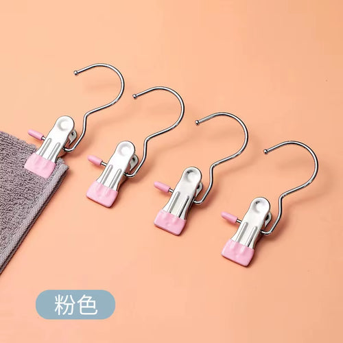 Load image into Gallery viewer, SpaceSaver 360° Rotating Boot Hanger – Portable &amp; Space-Saving Stainless Steel Clip for Closet &amp; Travel
