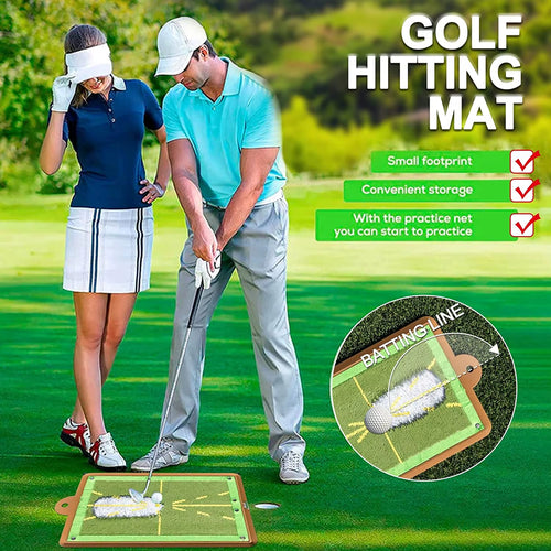 Load image into Gallery viewer, SwingPerfect Golf Training Mat – Portable Swing Detection &amp; Impact Tracing Aid for Better Golf Shots
