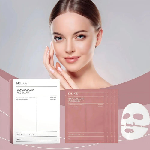 Load image into Gallery viewer, Eelhoe 4pcs Collagen Firming Face Mask Shrink Pores Lift Repair Skin Rejuvenation Anti Wrinkle Moisturizing Refresh Face Mask
