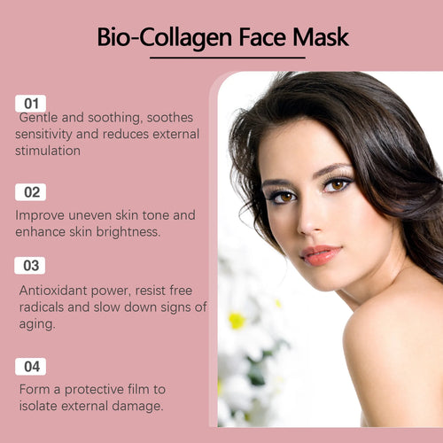 Load image into Gallery viewer, Eelhoe 4pcs Collagen Firming Face Mask Shrink Pores Lift Repair Skin Rejuvenation Anti Wrinkle Moisturizing Refresh Face Mask
