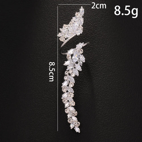 Load image into Gallery viewer, Stonefans Luxury Open Rings for Woman Engagement Elegant Rhinestone Rings Jewelry White Crystal Adjustable Party Prom Wedding
