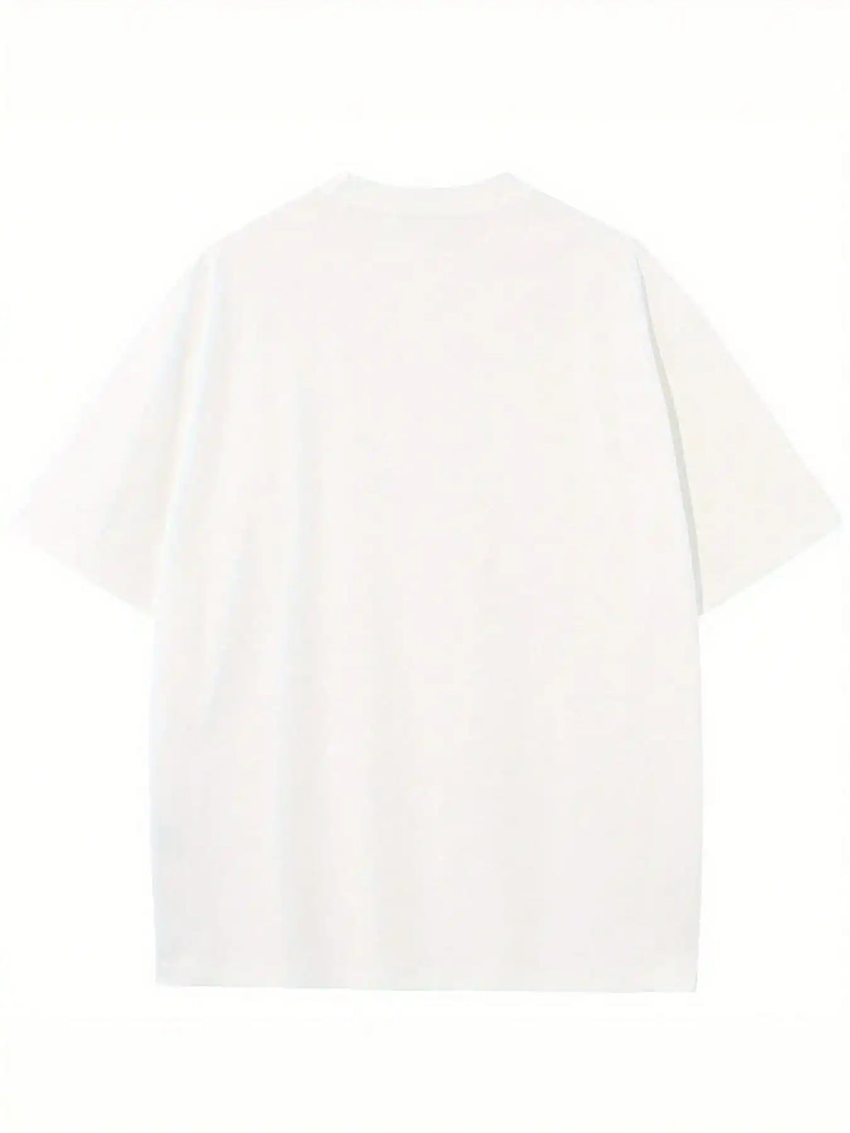 Hip Hop Man Print T-Shirt Cotton Vintage Style Round Neck Soft And Breathable