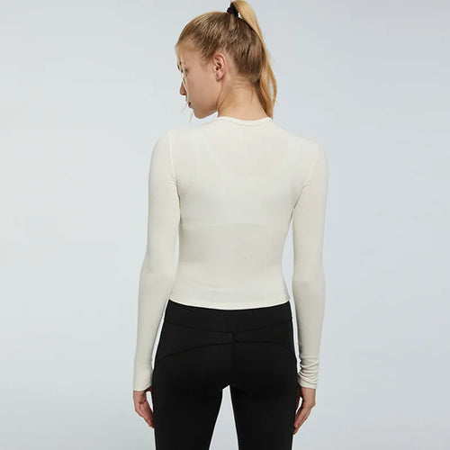 Load image into Gallery viewer, Women&#39;s Sports Wear For Fitness Running Jogging Seamless Long Sleeve Gym Woman Sport Shirt Yoga Top Female Workout Tops T-shirt
