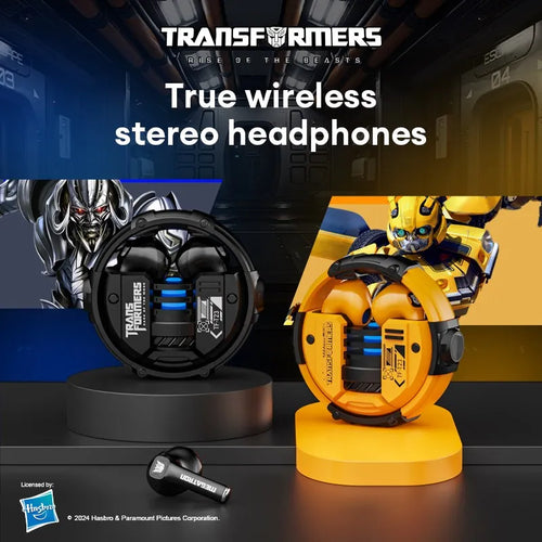 Load image into Gallery viewer, Ship From US Transformers Wireless Bluetooth Earphones Low Latency Gaming Headset TF-T23 HD Call with Mic Earbuds Sport
