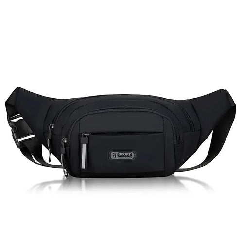 Load image into Gallery viewer, Men Canvas Fanny Waist Packs Unisex Fit Waistpack Mobile Sports Outdoor Running Anti Theft Ultra Thin Invisible Waist Bag
